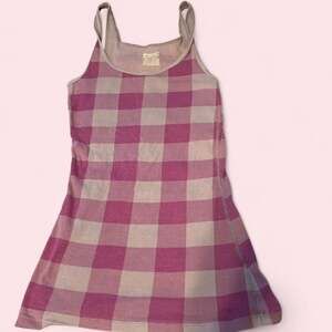 Mossimo Supply Co. Gingham Tank Top Purple Ribbed Y2K Scene Emo Size L